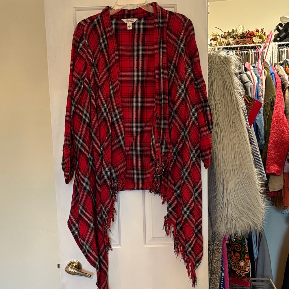 Krazy Kat Red and Black Plaid Garment